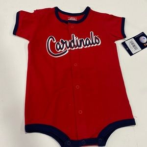 MLB , body suit, St Louis cardinals , NWT, 18 months